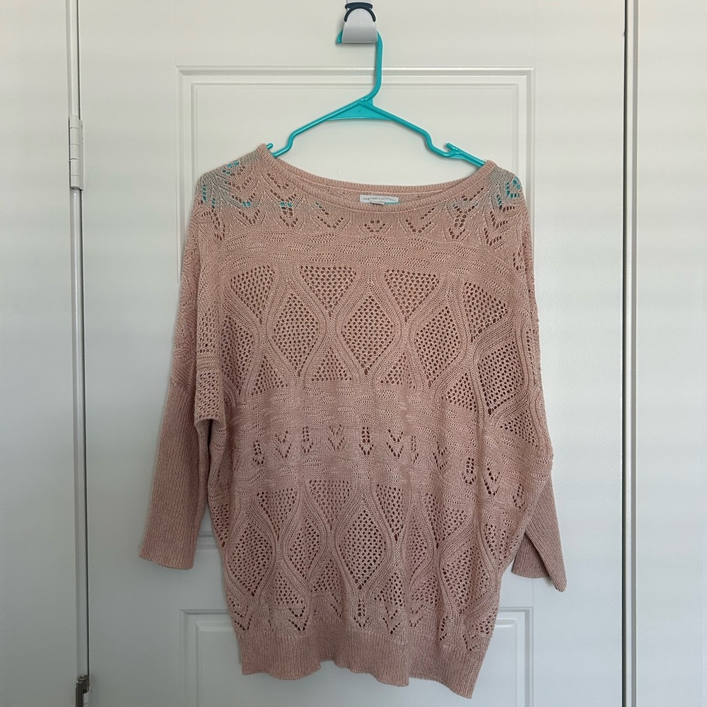 New York & Company Blush Knit Sweater